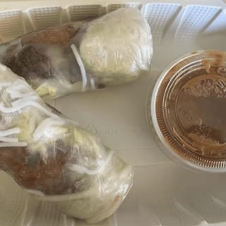 A4-Grill Pork & Vegetable Fresh Spring Rolls