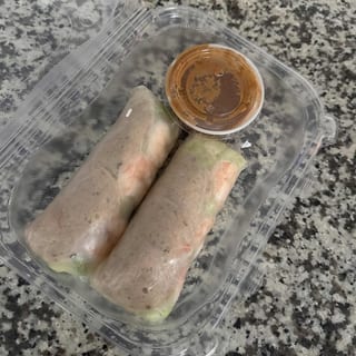 A2-Shrimp, Ham, & Vegetable Fresh Spring Rolls