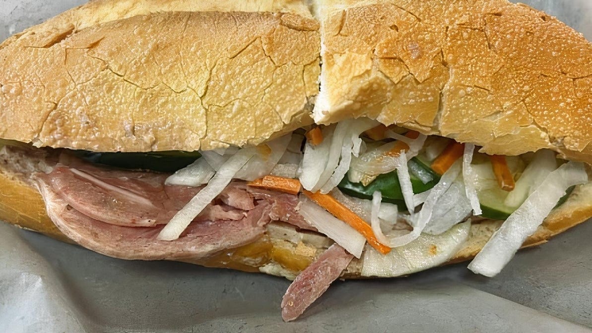 4-Combo Vietnamese Hams Sandwich.