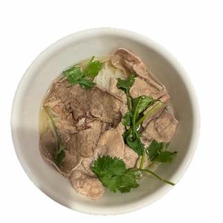 P2-Rare Eye-Round Steak & Well-Done Brisket Soup