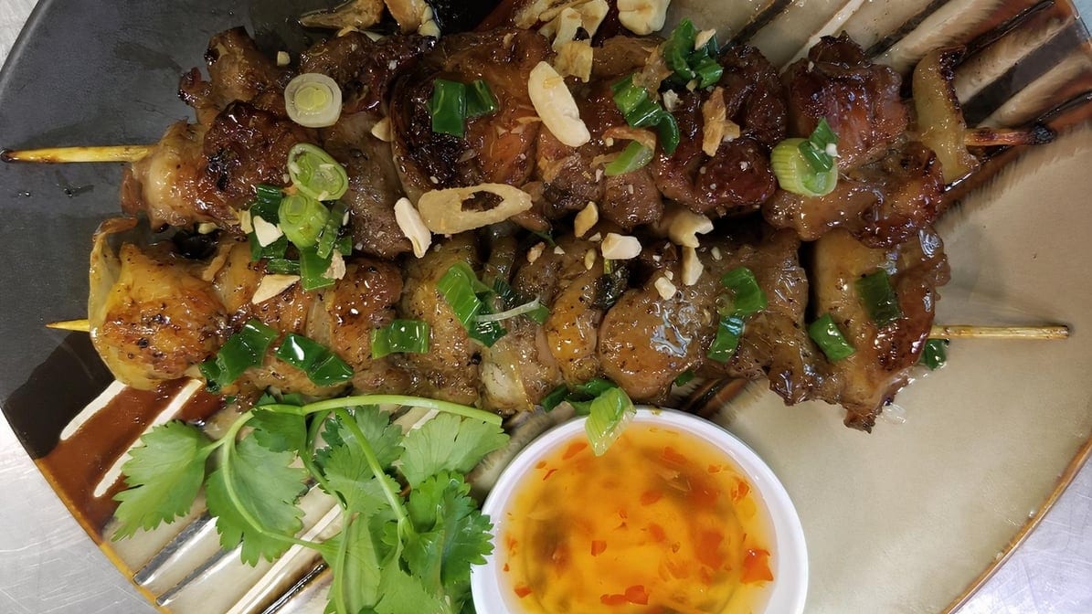 Grilled Chicken Skewer Tray.